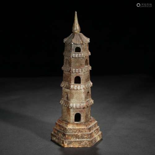 : hetian jade wenchang pagoda furnishing articlesSpecificati...