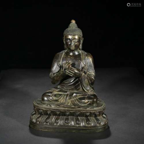 : copper and gold furnishing articles sakyamuni BuddhaSpecif...