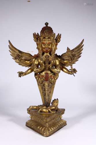 Ba jin just copper and goldSize long 30 cm wide and 15.5 cm ...