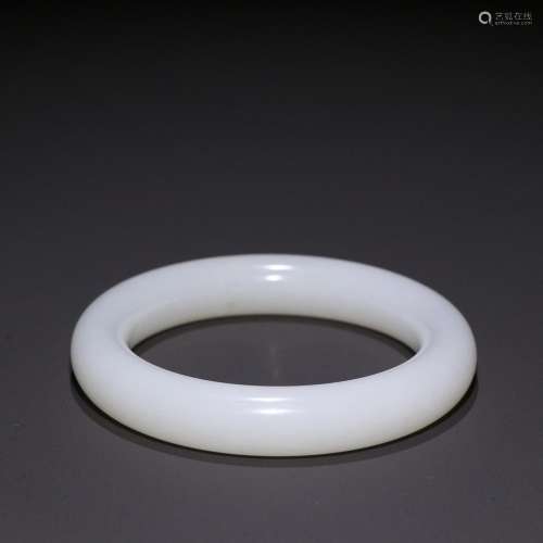 On the evening of hetian jade bracelet round bar.Specificati...