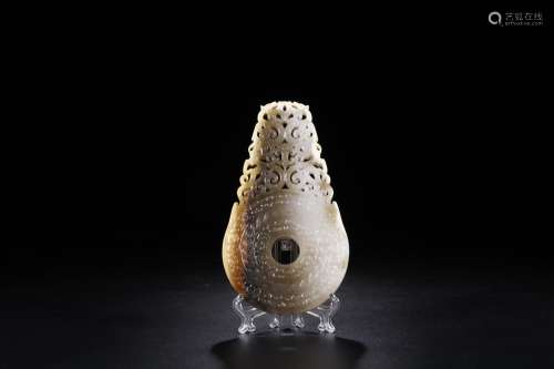 Hetian jade dragon jade furnishing articlesSpecification hig...