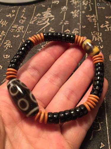 Eight day eye beadsOpportunity beads peace, health, wealth a...