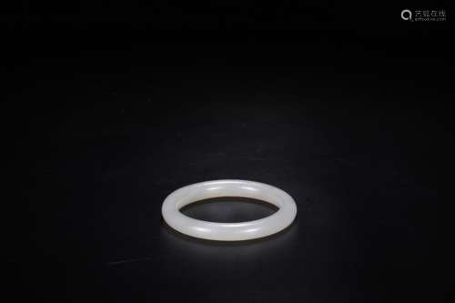 Article: hetian jade - round a braceletSize: diameter 6.0 cm...