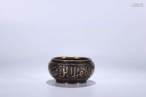 : bronze incense burnerSize: 5.4 cm high 10.8 cm in diameter...