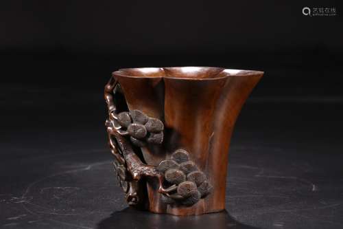 W number 4169: boxwood carving loose grainSize: 11.4 cm long...