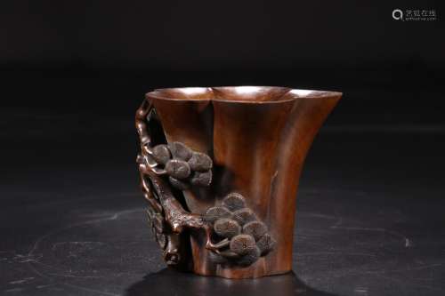 W number 4169: boxwood carving loose grainSize: 11.4 cm long...