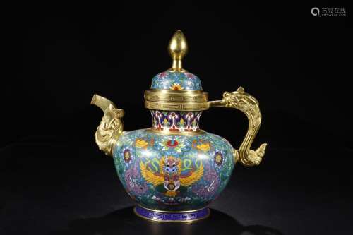 W number 4174Later, "" dapeng bird ewer with wire ...