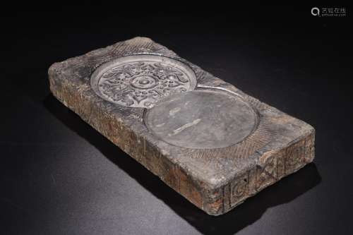 W number 4195: the ancient bronze mirror grain brick inkston...