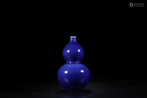 , "" blue glaze bottle gourdSize 18 cm tallThe gou...
