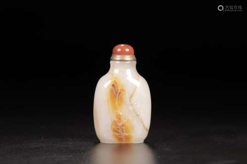 , candy agate live lines snuff bottlesSize 4.2 * 2 * 7.5 cm ...