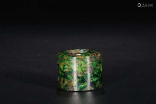 Night jade BanZhiSize 2.6 cm diameter, 2.1 cm high weighs 40...