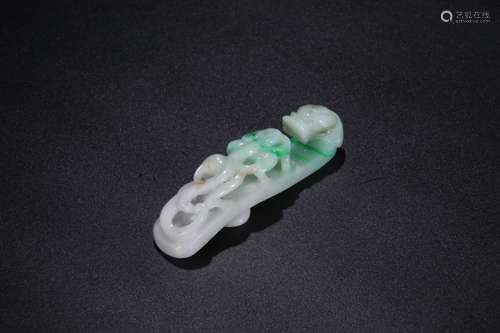 Night jade black dragon godchild dragon hookSize 1.6 cm wide...