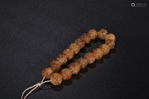 Son beeswax, 18 hand stringSize bead diameter 1.2 cm weighs ...