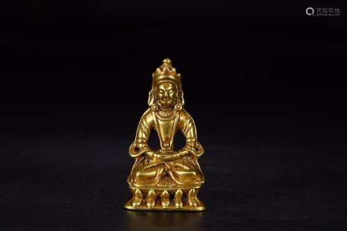 : tara's statue of pure goldLong and 3.3 cm wide and 2.2...