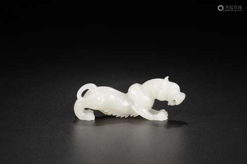 , hotan white jade therefore put a tigerSize: 9 * 2.3 * 3.4 ...