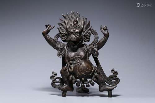 Lack of copper like king kong (base)20 centimeters high, 16 ...
