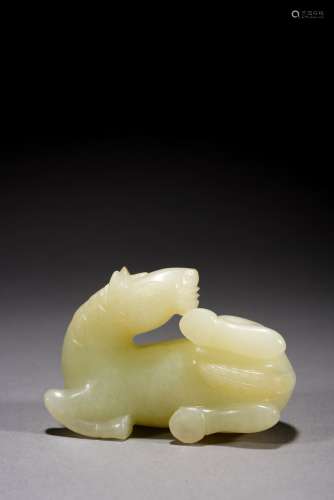 QIN DYNASTY, WHITE JADE, WOMA PAPERWEIGHT