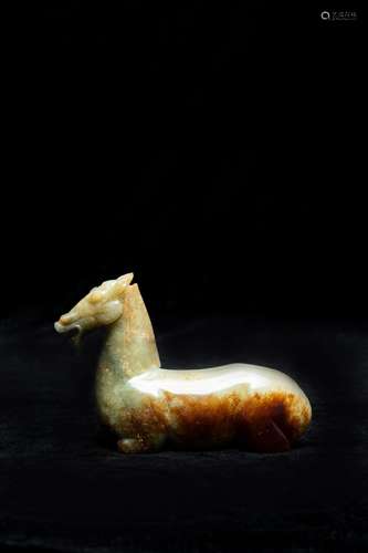 TANG DYNASTY OR SIX DYNASTIES PERIODJADE HORSE