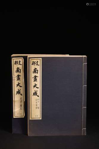 TWO BOOKS ON CHINESE PAINTINGS 'SHINA NANGA TAISE'
