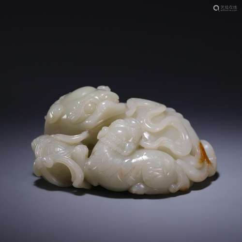 Less, hetian jade a surname and furnishing articles, size: 1...