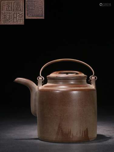."Man Xi pottery, Gu " girder the barrels are reco...