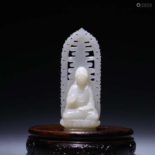 , hetian jade Buddha statue, size: 9.0 * * * * 3.5 1.8 cm, 5...