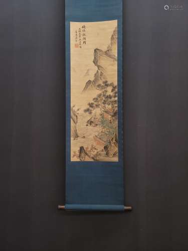 Yin paper, qian bore figure painting heart x97 size 32.5 cm
