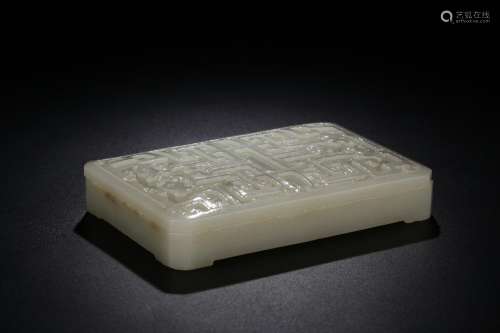 : hetian jade therefore dragon inkpad boxesSize: length: 13 ...