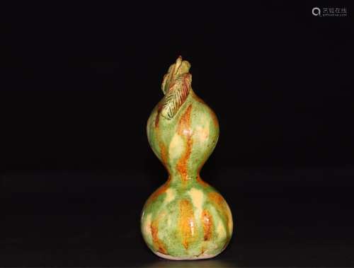Tang three-color gourd furnishing articlesSize: high: 17 cm ...