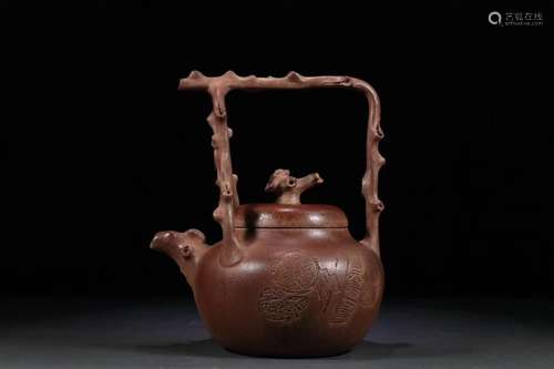 Dongpo girder old pot, inscription: iron picture hin,Size: 1...