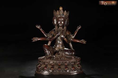 Precision casting copper foetus gold statue of mother Buddha...