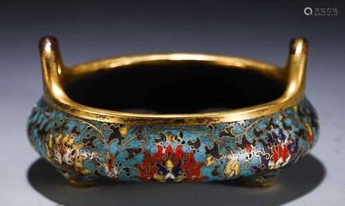 Cloisonne incense burners,Size, 5.8 12.2 cm in diameter weig...