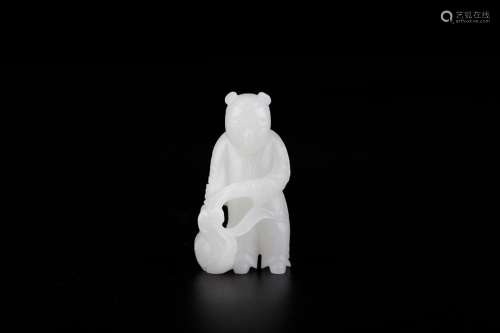 , hotan jade the boy play the swanSize: 3 * 3 * 6 cm weight:...