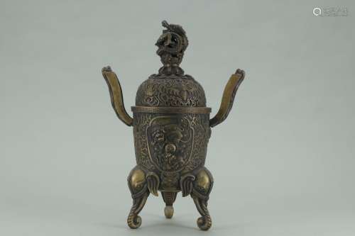 , "" copper elephant furnace with three legsSize: ...