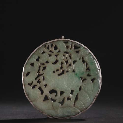 - old jade silvering kirin is hanged in delightSpecification...