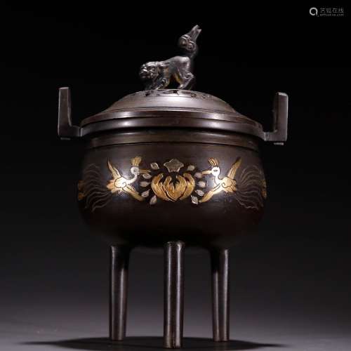 Copper, gold phoenix grain beast button aroma stoveSpecifica...