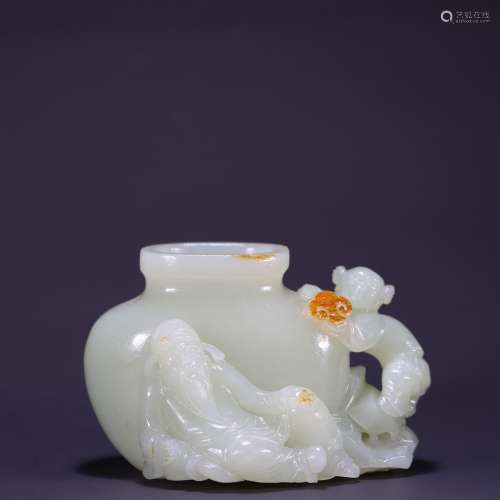 : hetian jade taibai drunk cutSpecification: high 5.5 cm, 8....