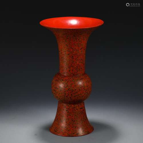 Flower vase with, lacquer35 19.6 cm in diameter size, high w...