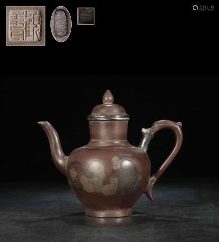 The ancient art curios hidden past dynasties pot silvering G...