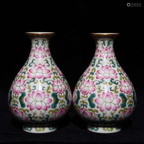 Pastel flowers lines okho spring bottle, high diameter of 9....