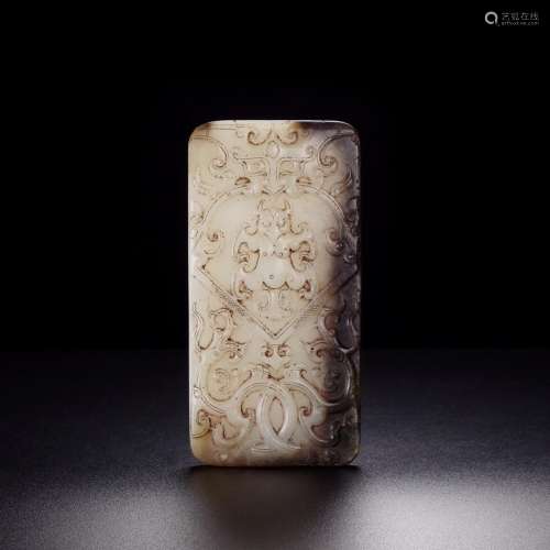 Hetian jade, jade is exquisite, carved superb, local have me...