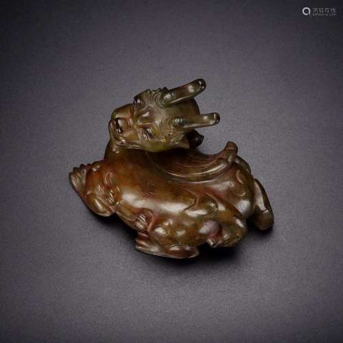 And Tian Shan real talent, the jade oil moisten, inscription...