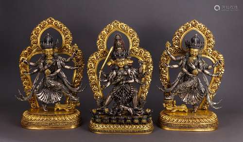 , copper Buddha statueSize, single long 28 47 high 16 cm wid...