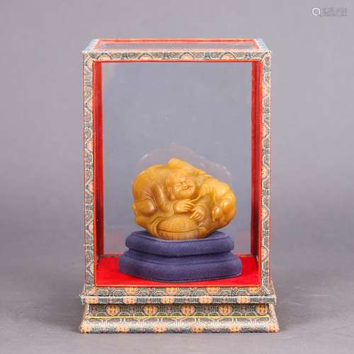 Furnishing articles, tian charactersSize, 7.5 5 cm wide 6 hi...