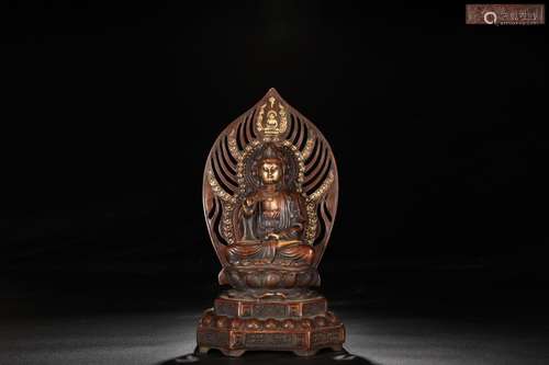 Precision casting copper foetus gold avalokitesvara caveSize...