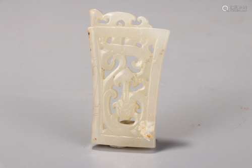 : hetian jade therefore listed dragon pattern5.5 cm long, 3....