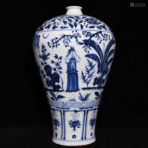 Blue and white stories of west chamber grain mei bottles of ...