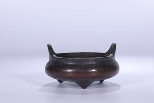 Paragraph: chicken ear incense burner, copperSize: 5.3 cm di...