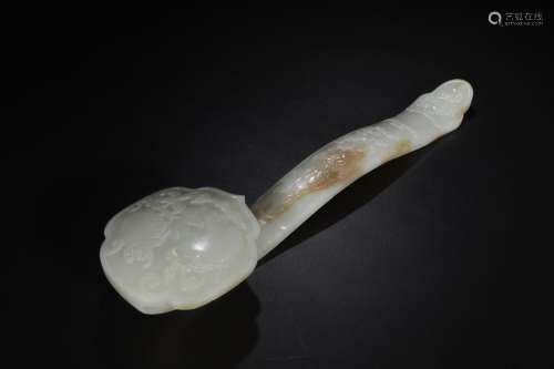 : hetian jade, sanduo's poemsSize: 37.4 cm wide 10 cm lo...