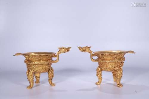 : gold benevolent grain zun cupSize: 14.7 cm wide and 21.5 x...